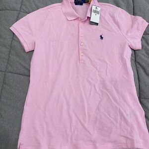 Ralph Lauren Light Pink Slim Fit Polo